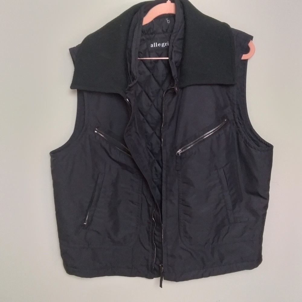 Allegri Black Neutral Women's Puffer Vest Size Large - Picture 4 of 10
